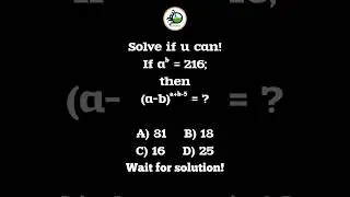 Solve if you can! | TANCET MBA MCA ✍️ | TNPSC UPSC Maths MCQ 🤔 | Mathtonics | #maths #shorts #tnpsc