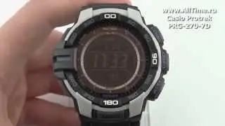 Мужские японские наручные часы Casio Protrek,обзор часов