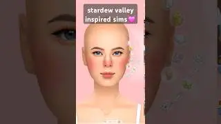 stardew valley cas challenge💓 | #sims4 #thesims4 #shorts #createasim