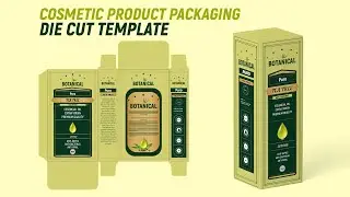 Packaging Design in Adobe Illustrator | Die Cut Lines, Creasing Lines, Bleed Area