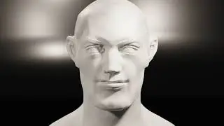 Male Head Blender 3D Sculpt