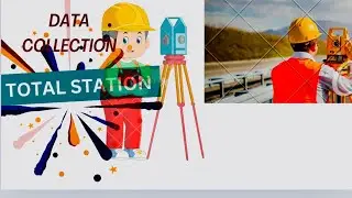 Data collection in Total Station || Coordinates by back-sighting