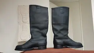 Restoration of Russian Soviet Officer Jack Boots / Реставрация юфтевых офицерских сапог СССР