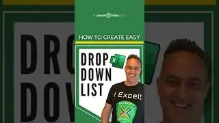 Dropdown Lists in Excel 👏🏼 #shorts