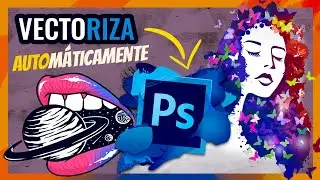 VECTORIZAR EN PHOTOSHOP ✒️ Rápido y Automáticamente | Pasar de imagen a vector