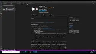 Setting up VS Code and the Julia Extension