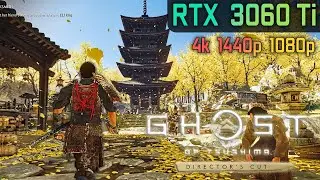 Ghost of Tsushima | RTX 3060 Ti + Ryzen 7 5800x | DLSS / FSR3 Frame Gen | 4K, 1440p, 1080p