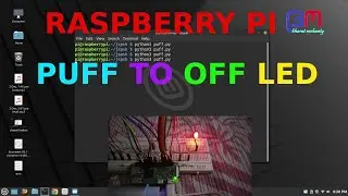 raspberry pi puff to off led