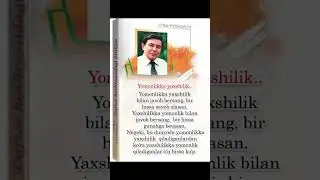 Yomonlikka yaxshilik.... 