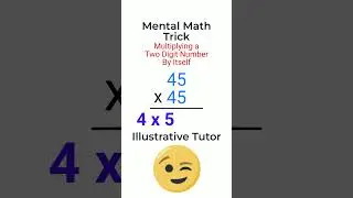 😉 Mental Math Trick | Multiply 2 Digit Numbers 2 Seconds