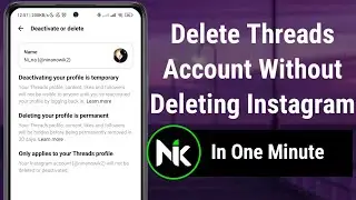 How To Delete Threads Account Without Deleting Instagram Account 2024