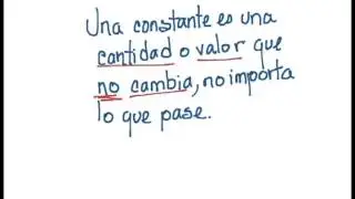 ¿Qué es una variable?