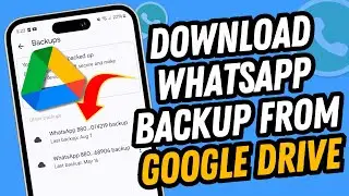 How To Download Whatsapp Backup From Google Drive | Full Guide