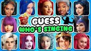 Guess WHO'S SINGING 🎤🎵 Descendants: The Rise of Red ❤️ Mal, Chloe, Red, Carlos, Uliana, Evie, Jay