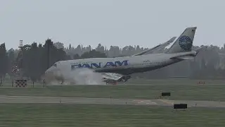 Boeing 747 Lands Sideways In Heavy Winds | XP11