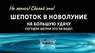 Шепоток в Новолуние на Большую удачу . Удача будет с тобой всегда.