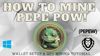 How To Mine PePePow | Wallet Setup Guide! Community Meme Coin Mining!