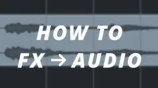 How to Turn FX Channels into Audio Signals | Cubase Tutorial