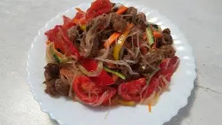 ФУНЧОЗА С МЯСОМ || ЕТ ҚОСЫЛҒАН ФУНЧОЗА || FUNCHOSA WITH MEAT || FUNCHOSA CON CARNE