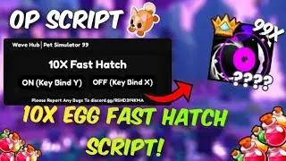 [UPDATE 9]  PET SIMULATOR 99 SCRIPT │10X FAST HATCH SCRIPT │ KEYLESS │ PASTEBIN│NEW OP