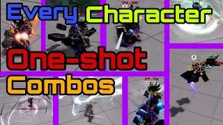 Every Character Combo! | Roblox The Strongest Battlegrounds