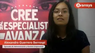 Alexandra, egresada de Negocios de Avansys, nos cuenta su experiencia