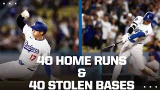 Shohei Ohtani got his 40th stolen base AND 40th homer of the season IN THE SAME NIGHT!  | 大谷翔平ハイライト