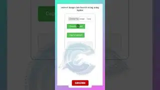 Creating an Image to Base64 Converter App using 