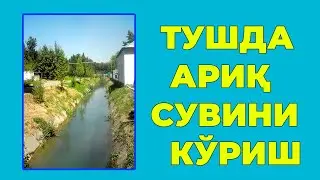 Туш табири - Тушда Арик сувини куриш