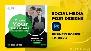Your Design Revolution: Business Posters with Photoshop Mastery!
