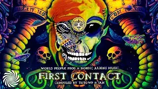 World People Vs Nordic Alien Music - First Contact [Full Album/Psytrance]