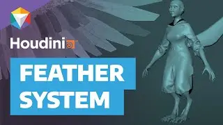 Feather Systems in Houdini with Rotations and Hair Curves