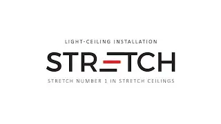 Illuminated STRETCH ceiling installation video