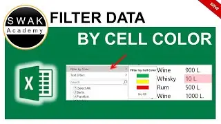 👍 Filter Data by Cell Color in Excel