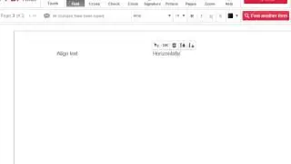 How to Align Text in the PDFfiller Editor