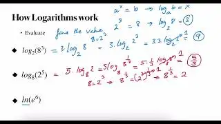 Logarithms: Evaluate v.s simplify