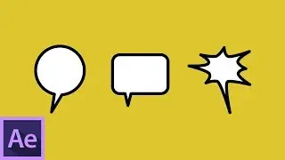 How to Make Comic Speech Bubbles in Adobe After Effects