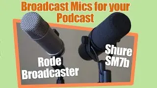 End Address Mics! Rode Broadcaster vs Shure SM7b