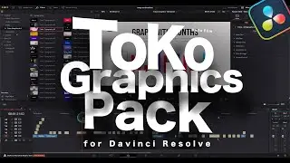 다빈치리졸브 전용으로 나온 Toko Graphics Pack4.0 (모션그래픽템플릿) 에 대해 다룹니다