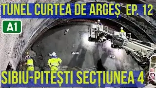 TUNEL Curtea de Arges Ep. 12 | Montare grinda cu zabrele | The new austrian tunneling method NATM A1