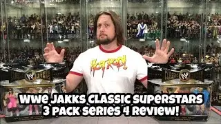 WWE Jakks Classic Superstars 3 Packs Walmart Exclusive Series 4 Review! Hart Foundation, Heels Set!