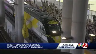 Passengers hop aboard first Brightline trains between Orlando and Miami