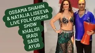 Natalia Liseeva & Ossama Shahin live tabla show Russia / Khaligi Iraqi Saidi Ayub rhythms