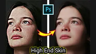 create high end skin retouching & sculpting short photoshop tutorial learn photoshop #shorts