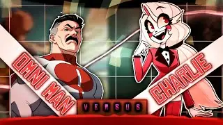 Omni man vs Charlie morningstar #trending #edit #hazbinhotel