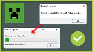 Unable To Update The Minecraft Native Launcher  -  Fix