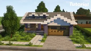 Minecraft: Small Suburban House Tutorial (#9)