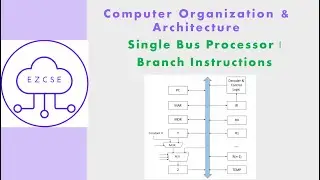 CO29c - Single Bus Processor | Branch Instructions