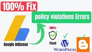 🔥🔥Google AdSense 2022 Latest tips to fix policy violation error