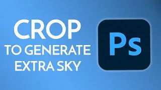 Use the Photoshop Crop Tool to Create More Background or Sky in Your Image